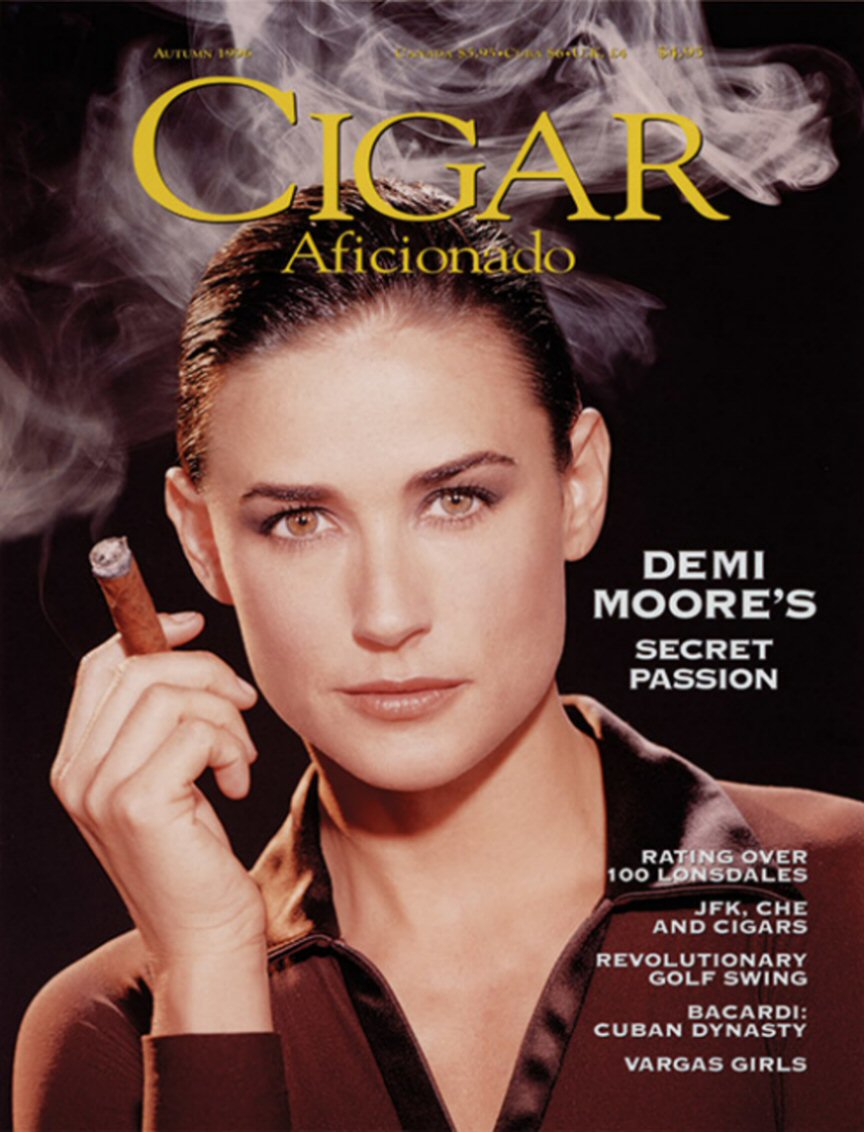 CIGAR AFICIONADO magazine side cover Autumn 1996