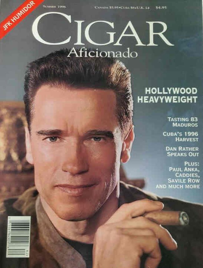 CIGAR AFICIONADO magazine side cover Summer 1996