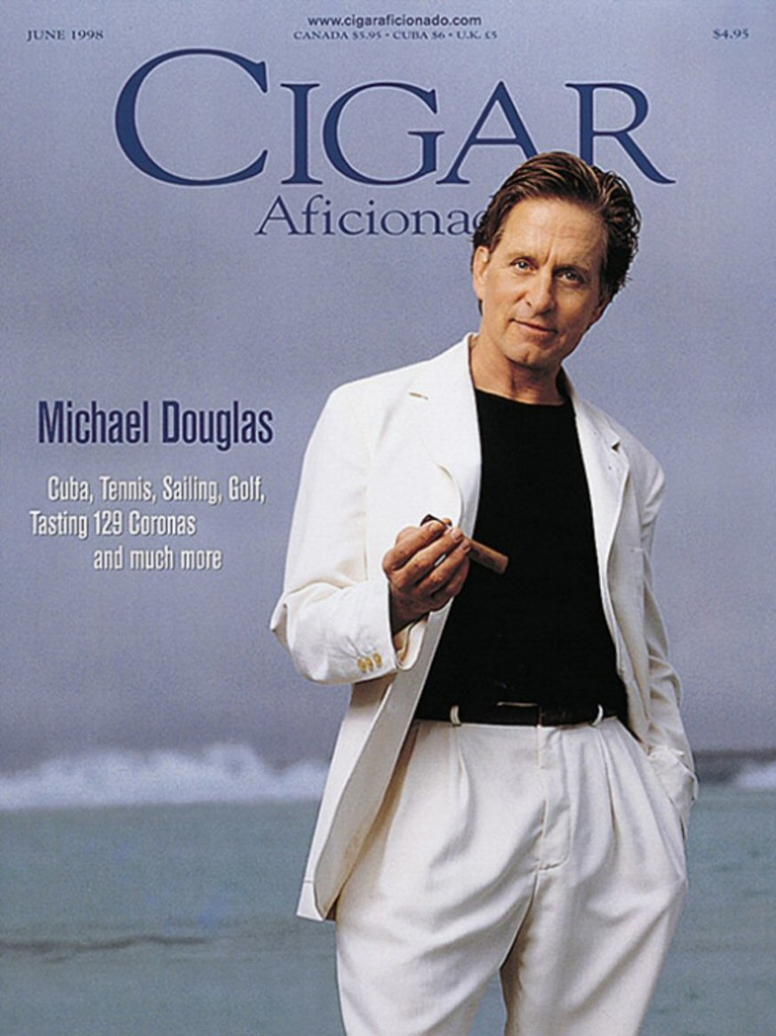 CIGAR AFICIONADO magazine side cover  May/June 1998