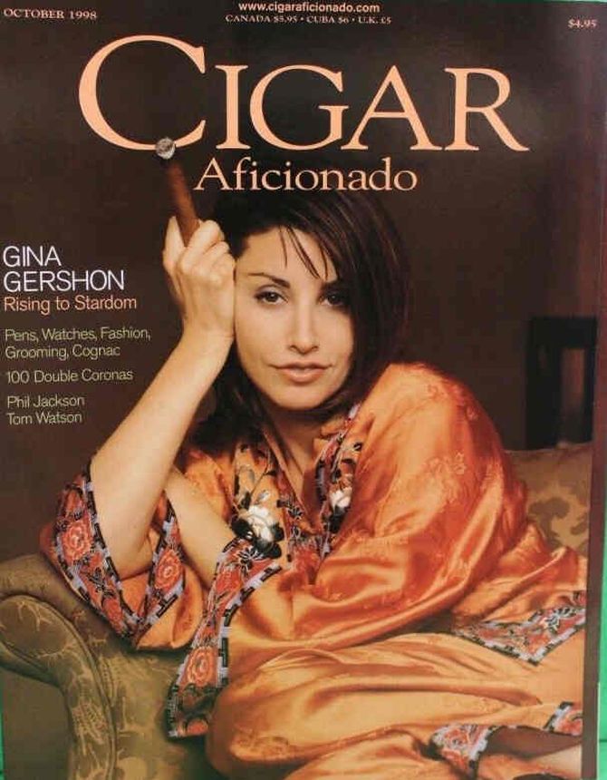 CIGAR AFICIONADO magazine side cover  October 1998