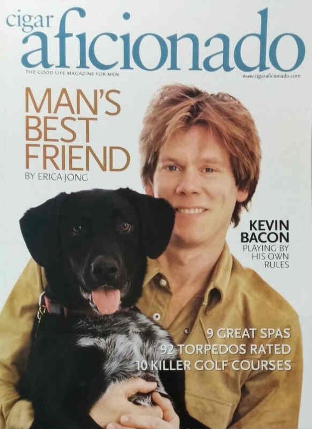 CIGAR AFICIONADO magazine side cover  June 2000