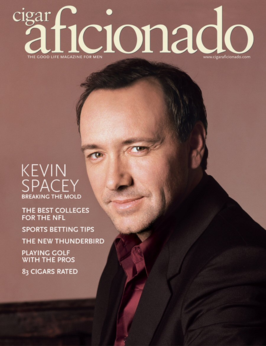 CIGAR AFICIONADO magazine side cover  January/February 2002