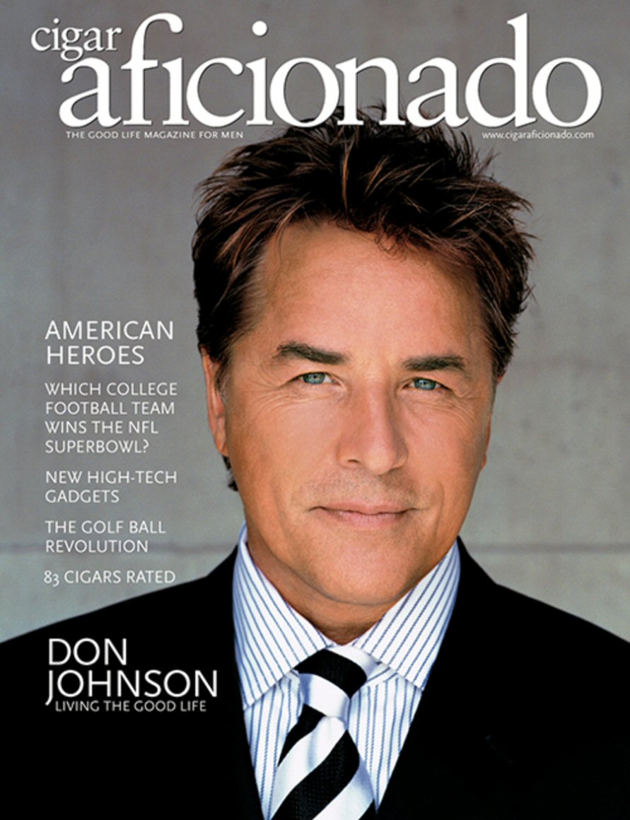 CIGAR AFICIONADO magazine side cover  March/April 2002
