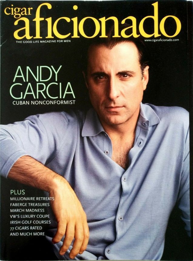CIGAR AFICIONADO magazine side cover  April 2004