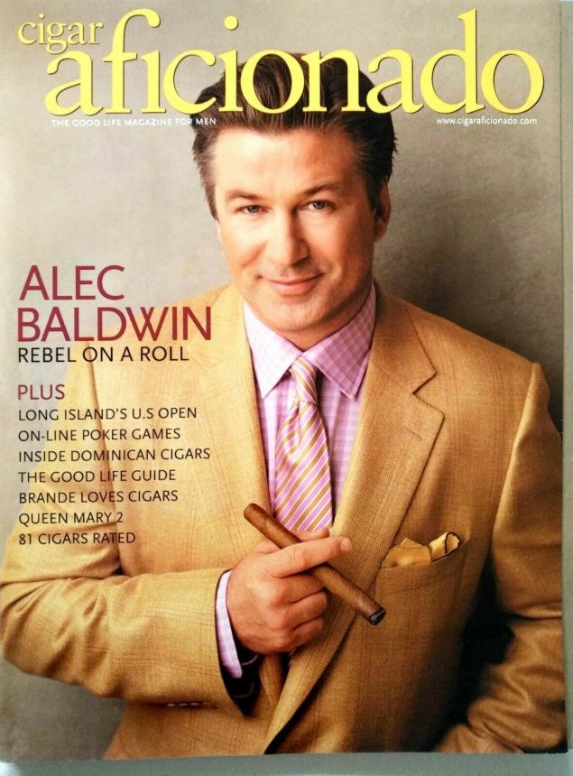 CIGAR AFICIONADO magazine side cover  June 2004