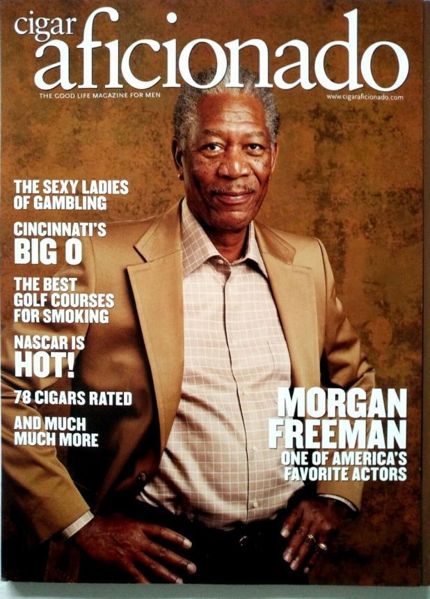 CIGAR AFICIONADO magazine side cover  April 2005