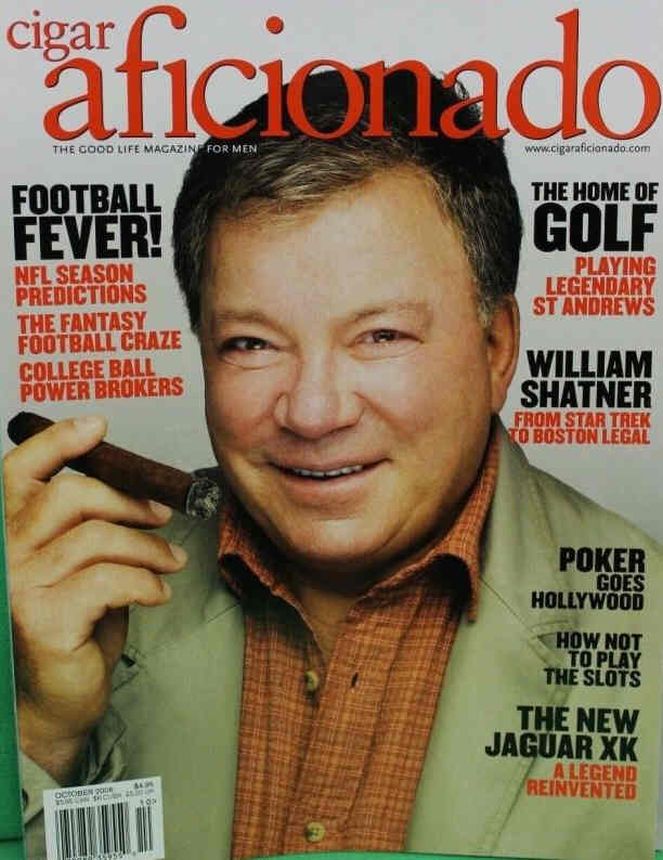 CIGAR AFICIONADO magazine side cover  October 2006