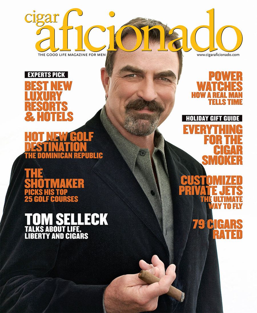 CIGAR AFICIONADO magazine side cover  November/December 2007