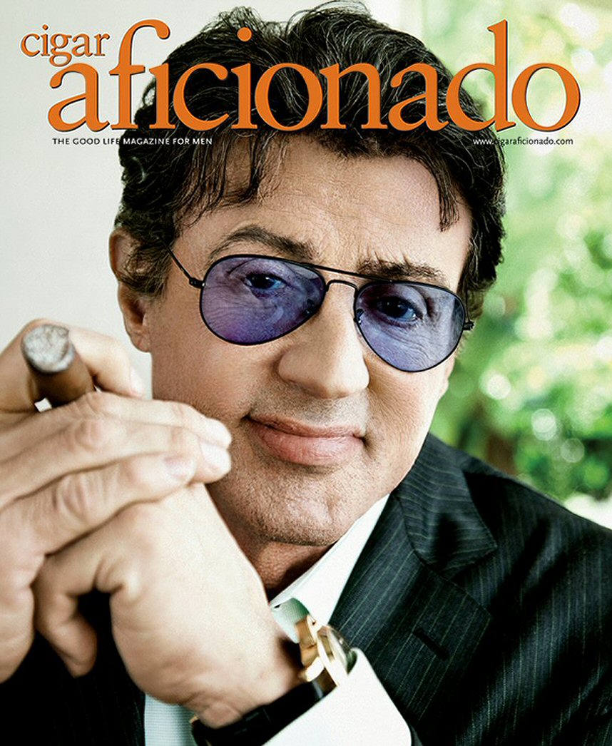 CIGAR AFICIONADO magazine side cover  July/August 2010