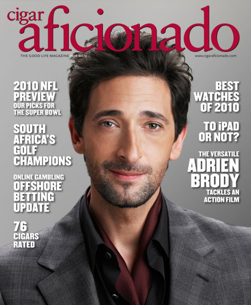 CIGAR AFICIONADO magazine side cover  September/October 2010