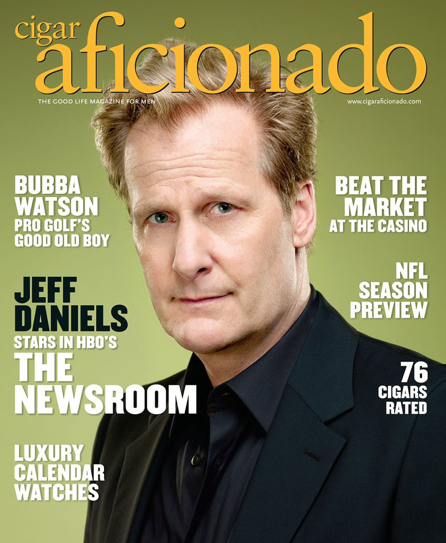 CIGAR AFICIONADO magazine side cover  July/August 2012