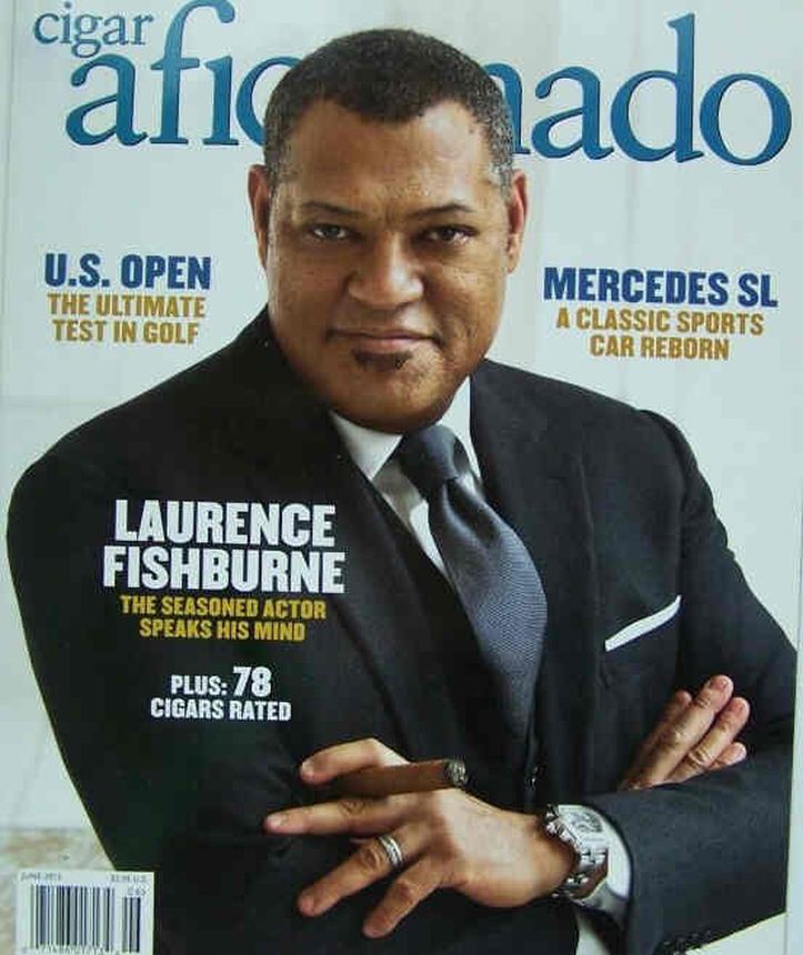 CIGAR AFICIONADO magazine side cover  June 2013