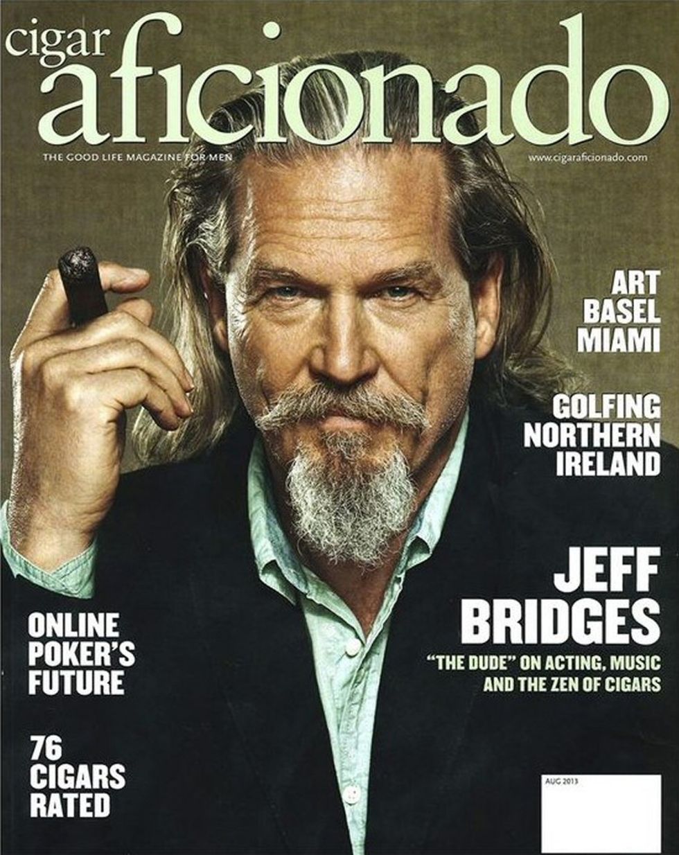 CIGAR AFICIONADO magazine side cover  July/August 2013