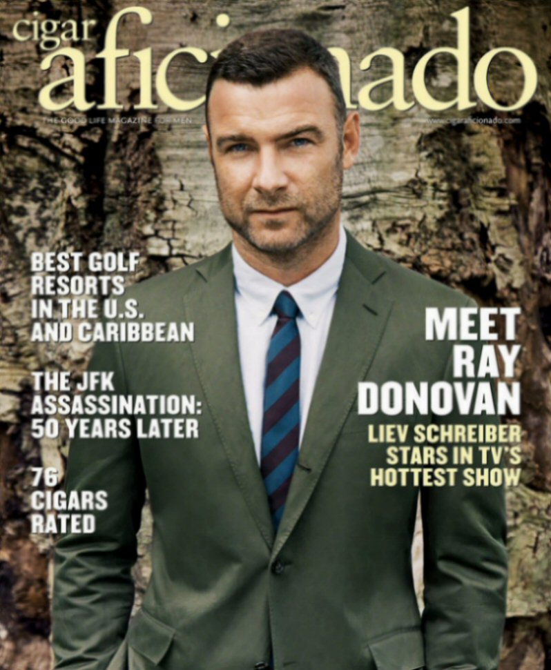 CIGAR AFICIONADO magazine side cover  November/December 2013