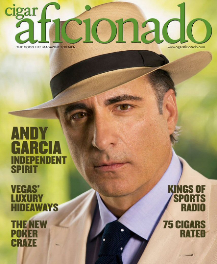 CIGAR AFICIONADO magazine side cover  March/April 2014