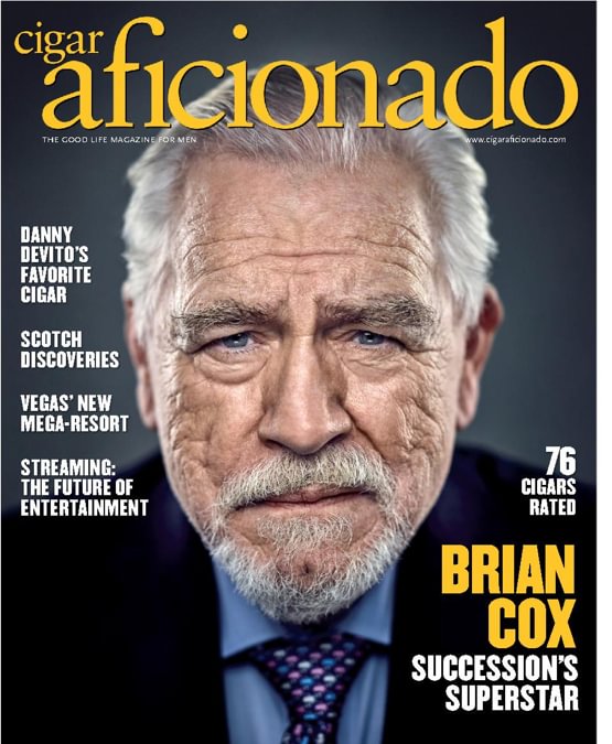 CIGAR AFICIONADO magazine side cover  November/December 2021