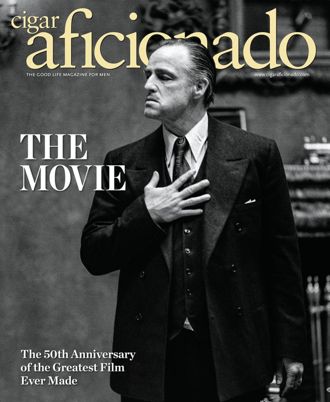 CIGAR AFICIONADO magazine side cover  March/April 2022