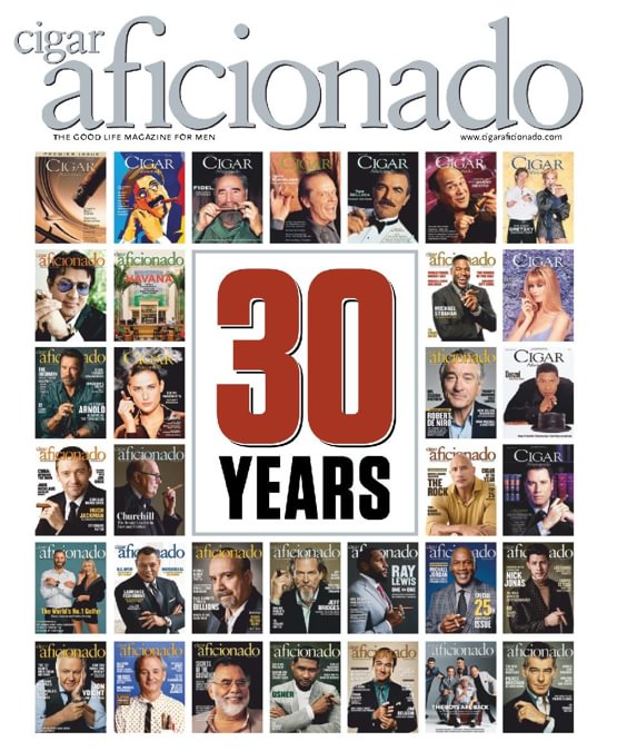 CIGAR AFICIONADO magazine side cover  November/December 2022