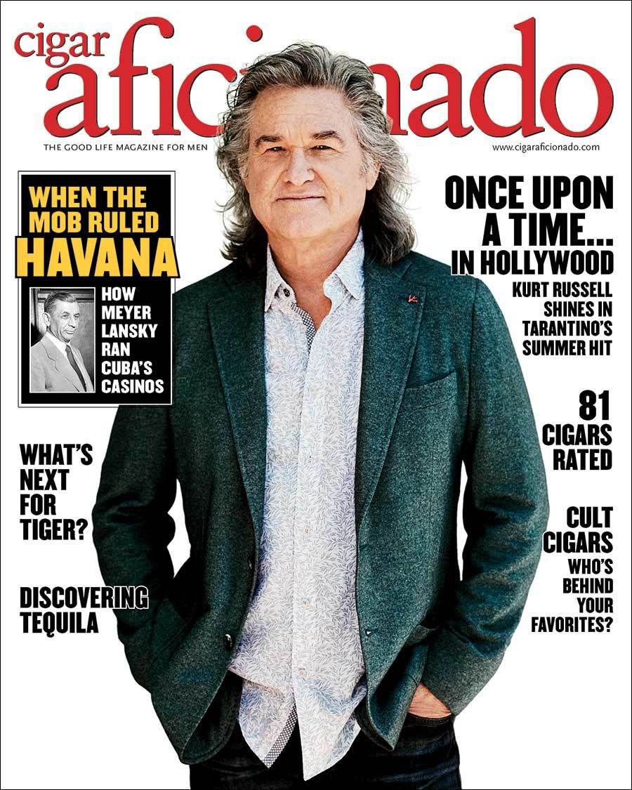 CIGAR AFICIONADO magazine side cover  July/August 2019