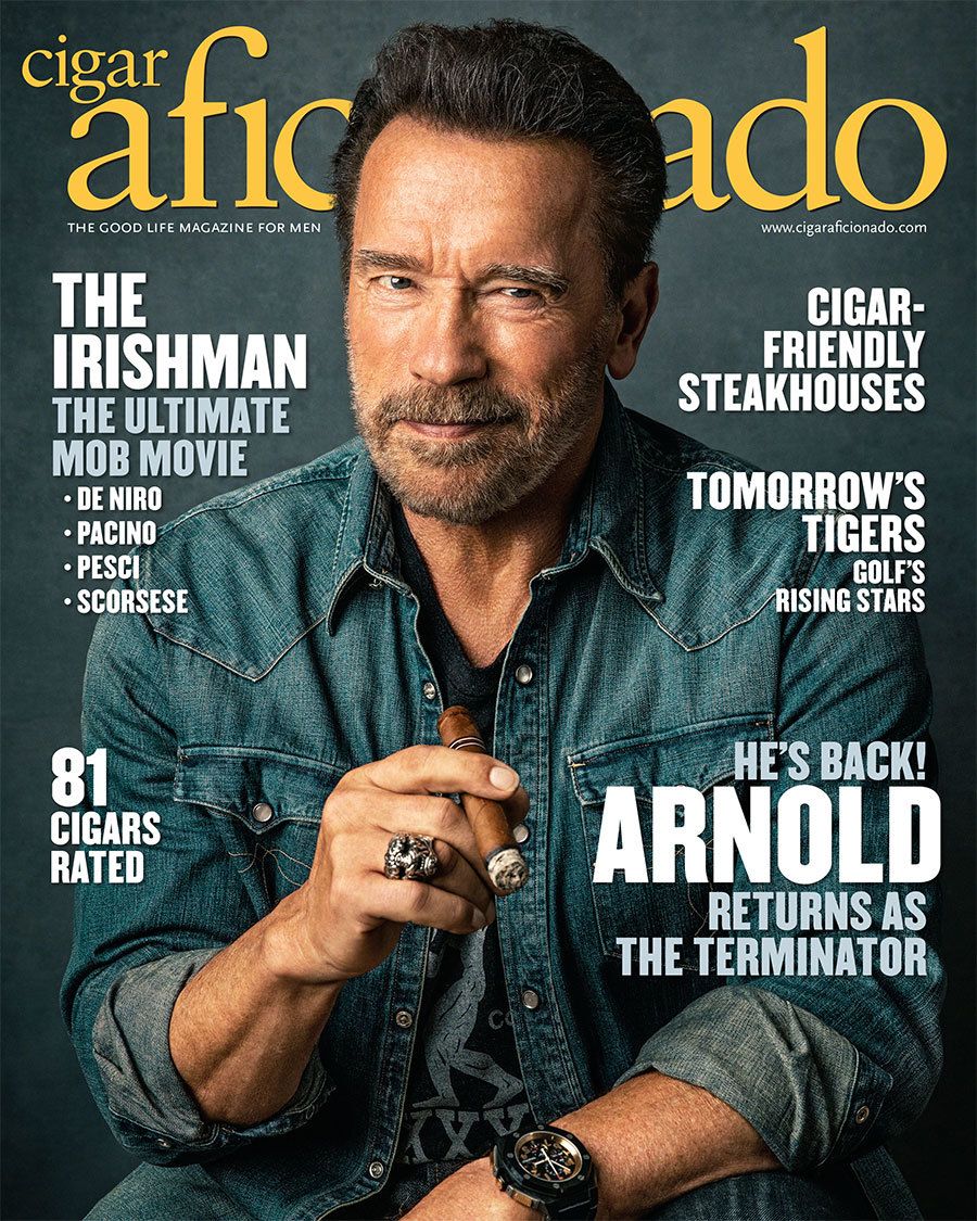 CIGAR AFICIONADO magazine side cover  November/December 2019