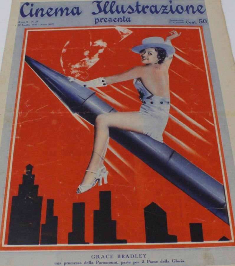 CINEMA ILLUSTRAZIONE magazine side cover Issue 28 10 July 1935