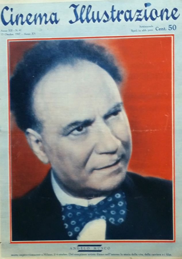 CINEMA ILLUSTRAZIONE magazine side cover Issue 41 13 October 1937