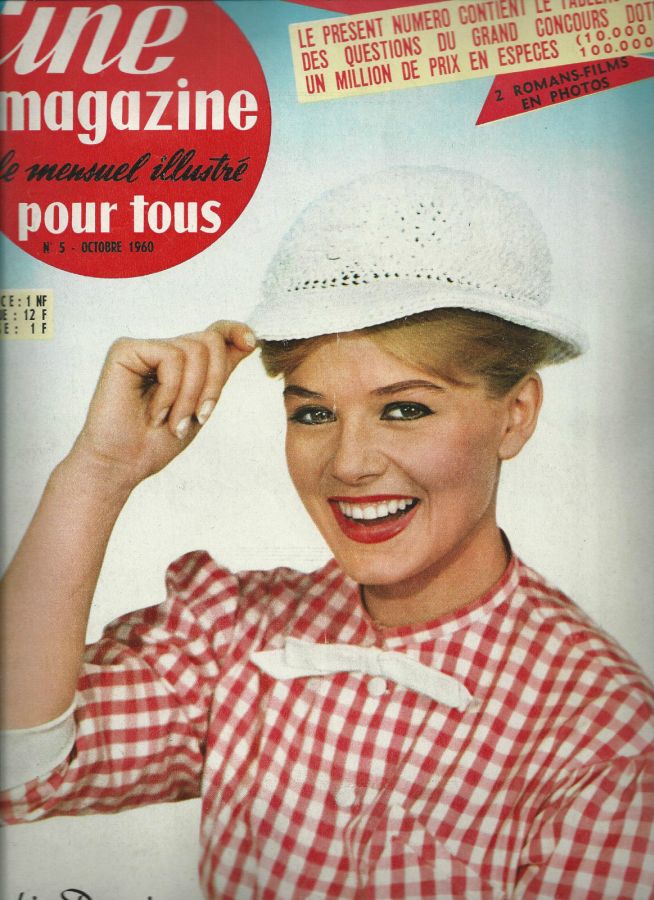 CINE MAGAZINE POUR TOUS magazine side cover Issue 5 October 1960