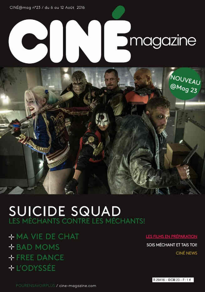 CINE MAGAZINE (Fr) magazine side cover Issue 23 6 August 2016