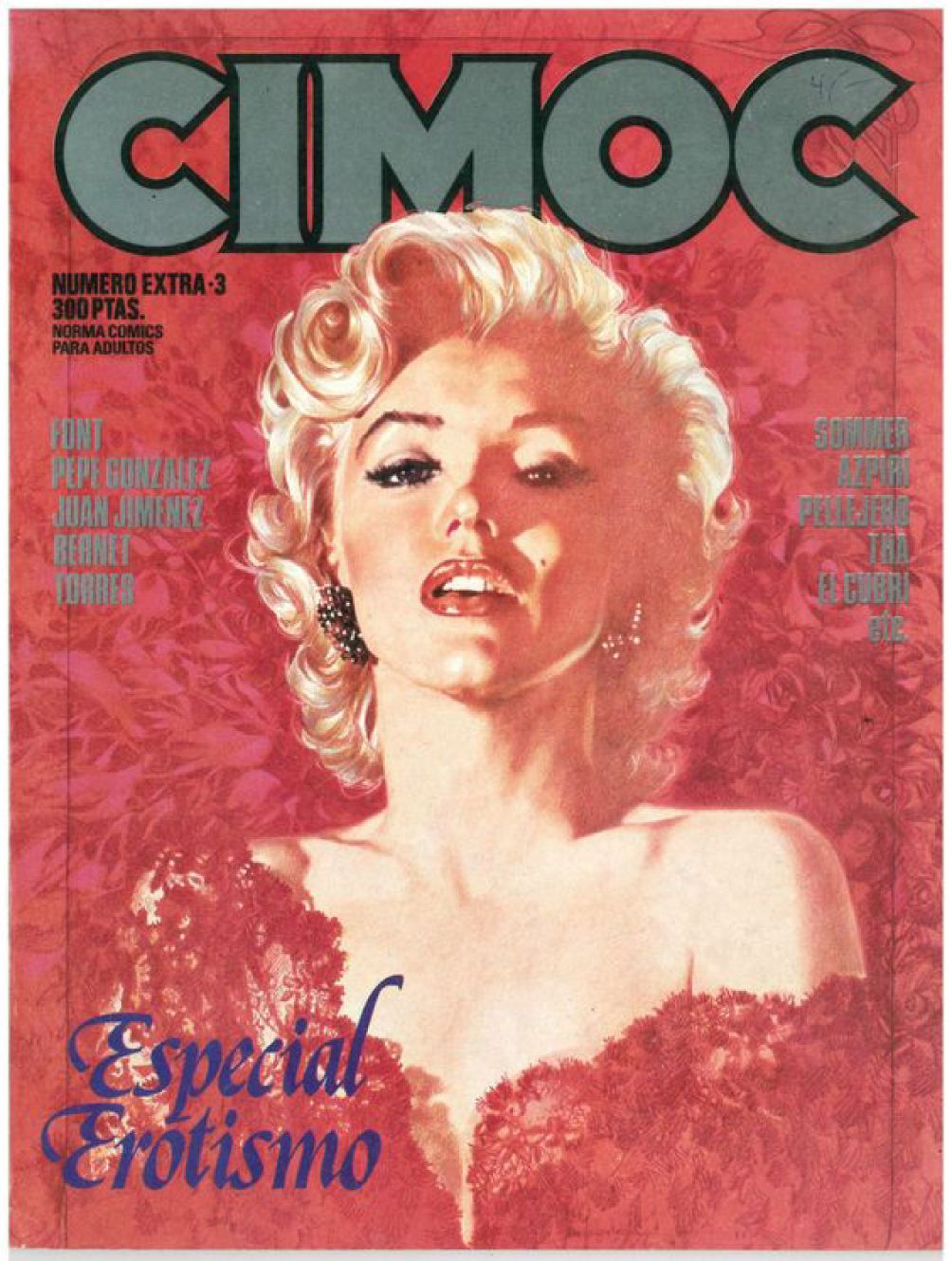 CIMOC ESPECIAL magazine side cover Issue 3   1983