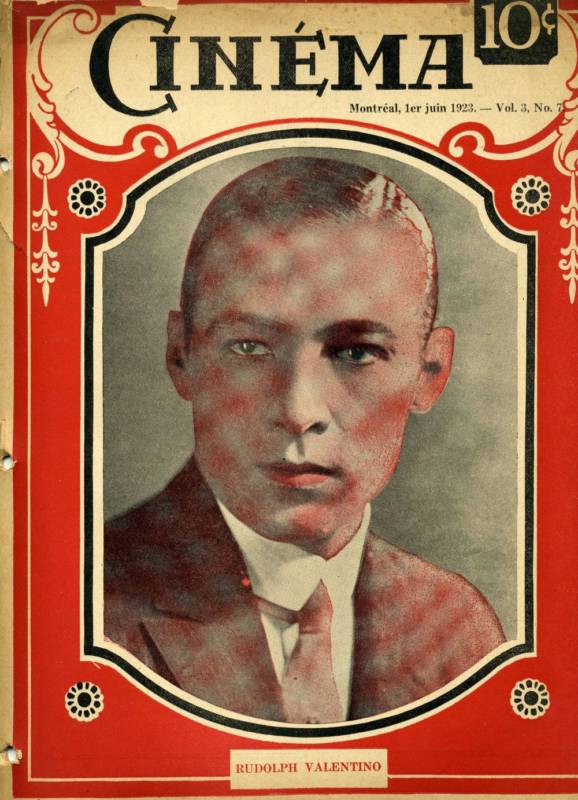 CINEMA (Ca 20s) magazine side cover  Vol 3 #7 1 June 1923
