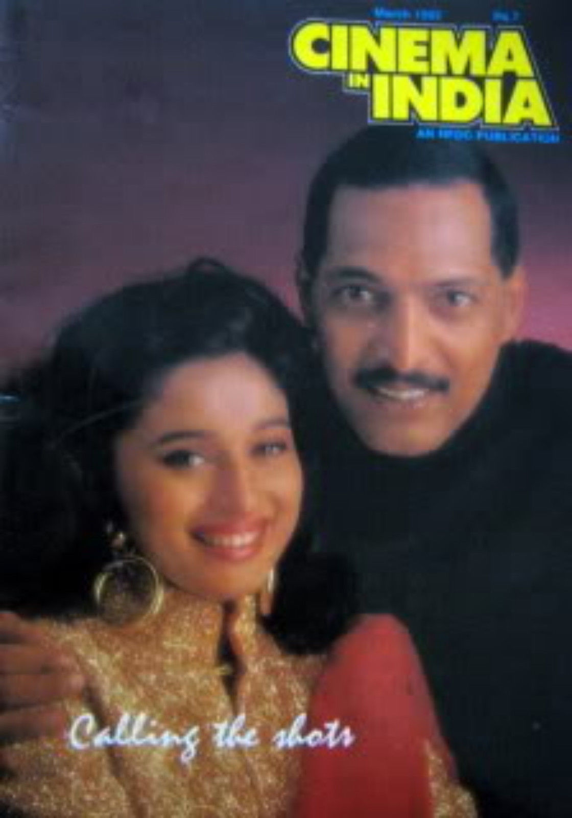 CINEMA IN INDIA magazine side cover March 1992
