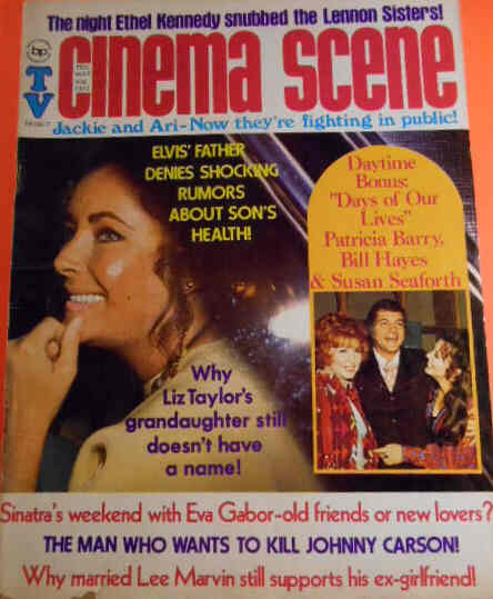 CINEMA SCENE magazine side cover May 1972