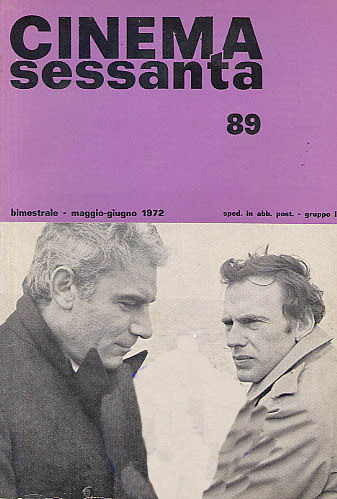 CINEMASESSANTA magazine side cover Issue 89 May/June 1972