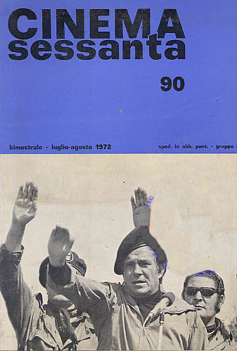 CINEMASESSANTA magazine side cover Issue 90 July/August 1972