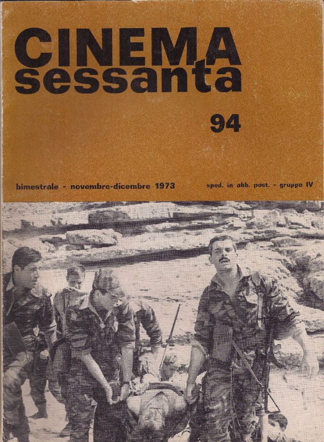CINEMASESSANTA magazine side cover Issue 94 November/December 1973