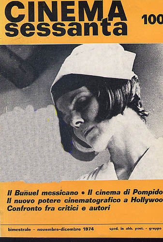 CINEMASESSANTA magazine side cover Issue 100 November/December 1974
