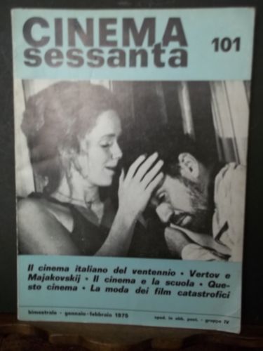 CINEMASESSANTA magazine side cover Issue 101 January/February 1975