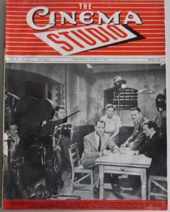 CINEMA STUDIO | THE magazine side cover 3 August 1949