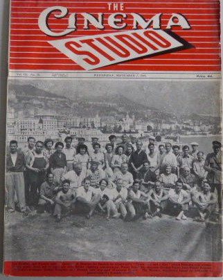 CINEMA STUDIO | THE magazine side cover 7 September 1949