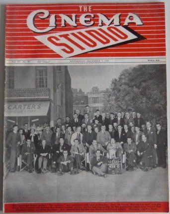 CINEMA STUDIO | THE magazine side cover 7 December 1949