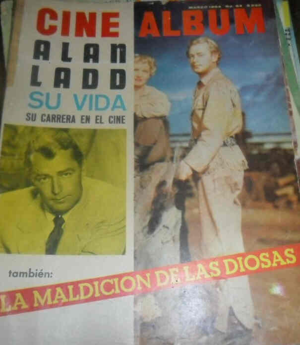 CINE ALBUM magazine side cover Issue 64 March 1964