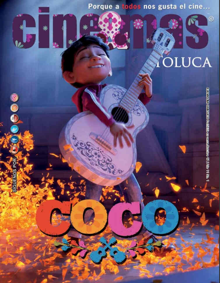 CINE Y MAS (MEXICO) magazine side cover  October 2017