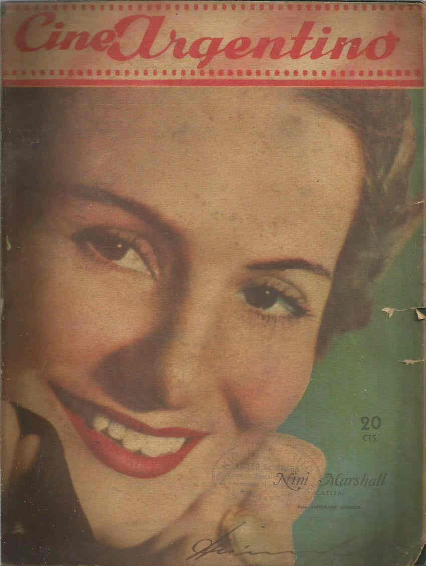 CINE ARGENTINO magazine side cover Issue 17  1938