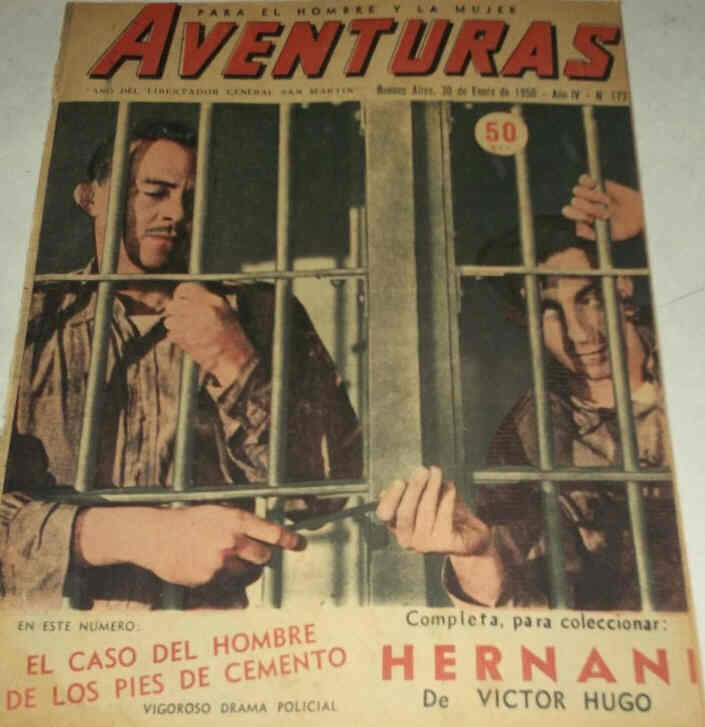 CINE AVENTURAS magazine side cover Issue 172 30 January 1950