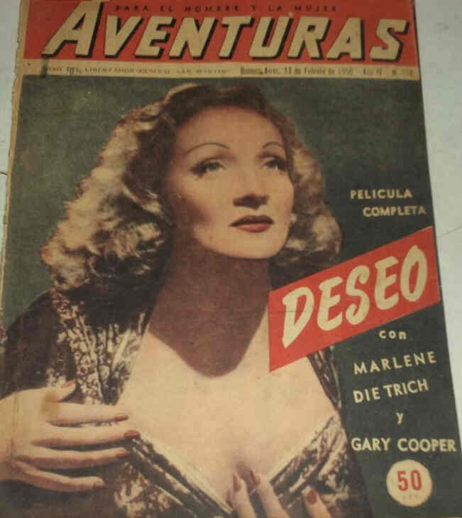 CINE AVENTURAS magazine side cover Issue 174 13 February 1950