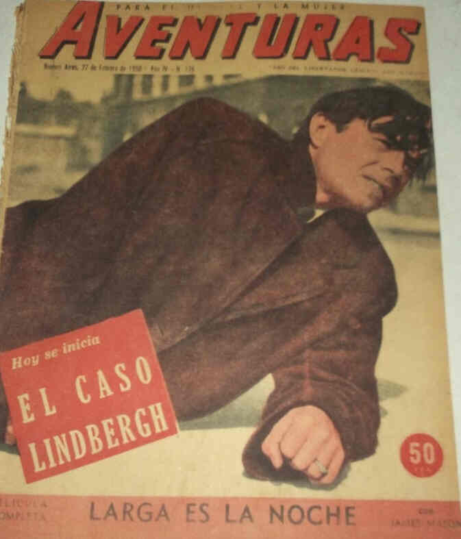 CINE AVENTURAS magazine side cover Issue 176 27 February 1950