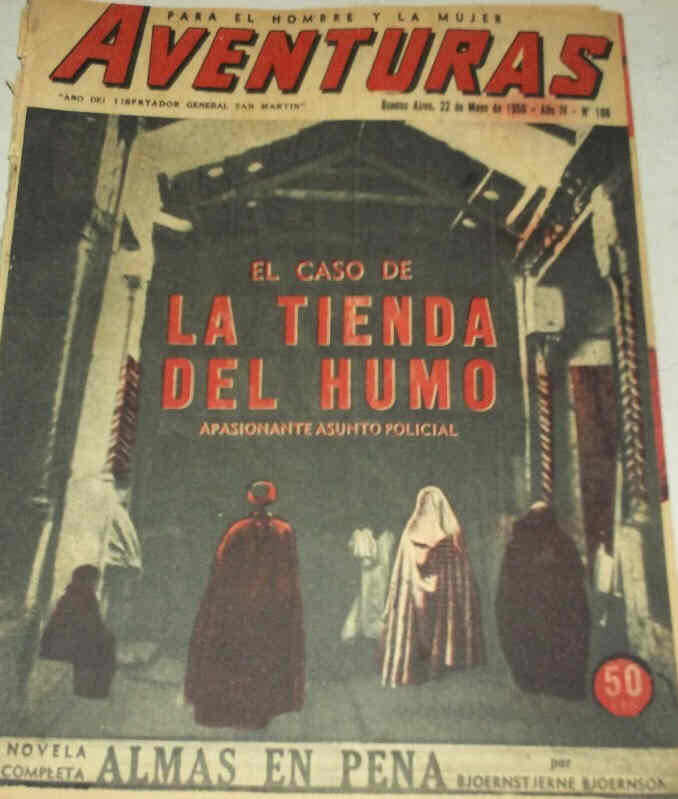 CINE AVENTURAS magazine side cover Issue 188 22 May 1950