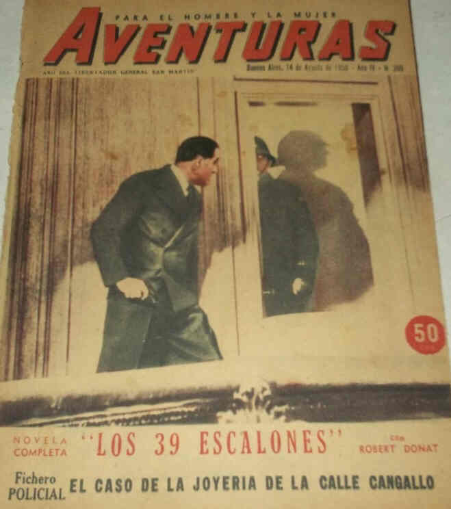 CINE AVENTURAS magazine side cover Issue 200 14 August 1950