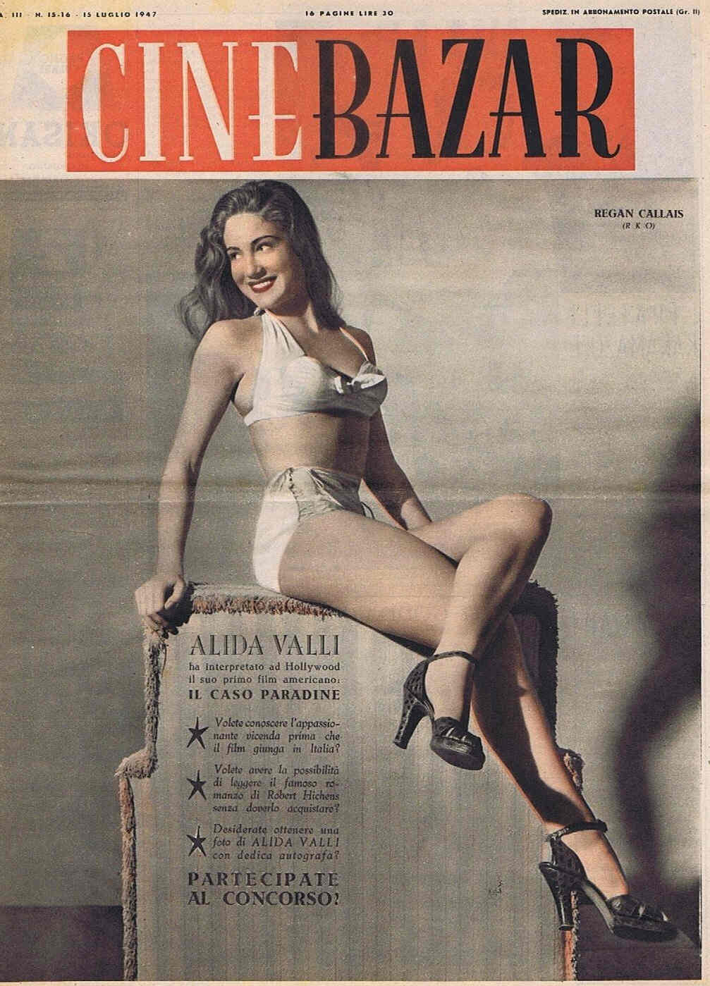 CINE BAZAR magazine side cover Issue 15/16 15 July 1947