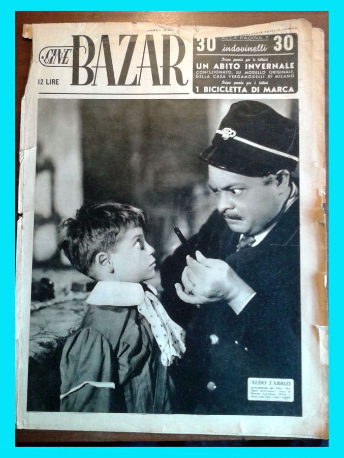 CINE BAZAR magazine side cover   1946